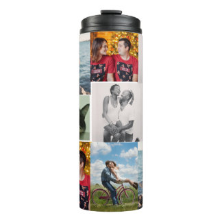 Garrafa Térmica 9 Colagem Personalizada Personalizada de Fotos