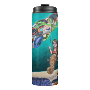 Garrafa Térmica A Bliss do Oceano é Tumbler