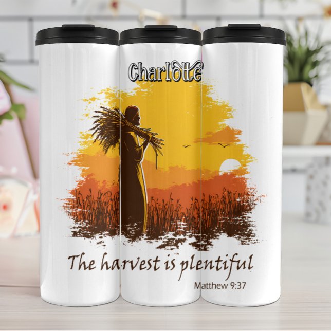 Garrafa Térmica A Colheita é abundante (Criador carregado)