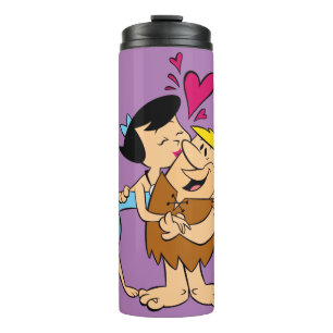 Garrafa Térmica A discussão de beijo dos Flintstones Betty