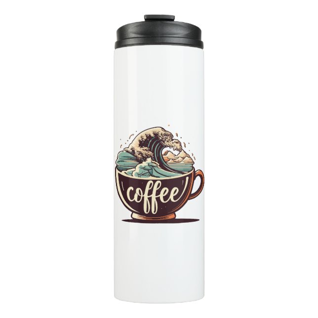 Garrafa Térmica A Grande Onda De Café (Frente)