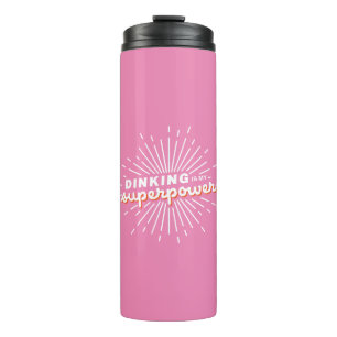 Garrafa Térmica A Jantar De Pickleball é a minha super-potência En