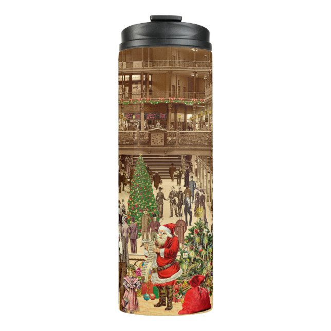 Garrafa Térmica A Longa Lista de Papai Noel (Frente)