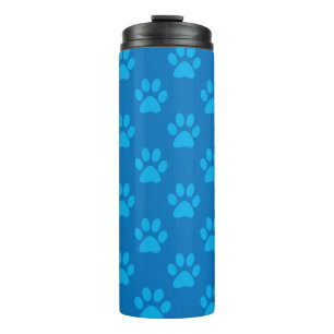 Garrafa Térmica A pata azul imprime o teste padrão