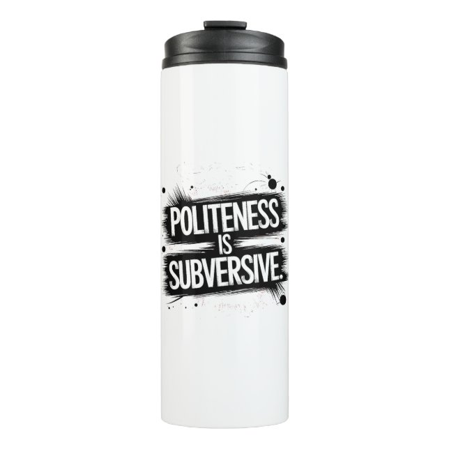 Garrafa Térmica A Politura É Subversiva (Frente)