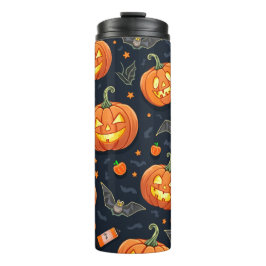 Garrafa Térmica Abóbora de Halloween Tumbler térmico