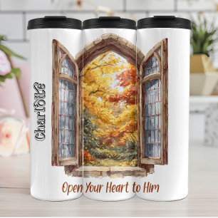 Garrafa Térmica Abra seu coração para ele