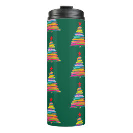 Garrafa Térmica Abstract Brush Tree