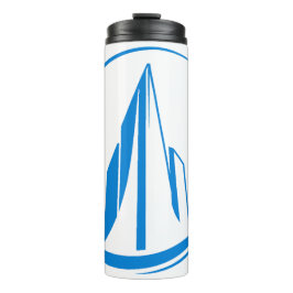 Garrafa Térmica Abstract Building Peak Cityscape Circle