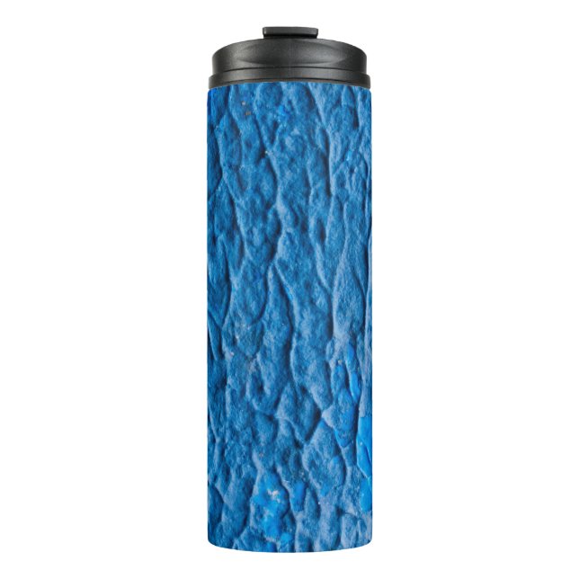 Garrafa Térmica Abstract Cobalt Blue Textured Wall with Impasto Pa (Frente)