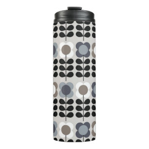 Garrafa Térmica Abstract floral seamless pattern. Nordic style. Vi
