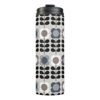 Garrafa Térmica Abstract floral seamless pattern. Nordic style. Vi