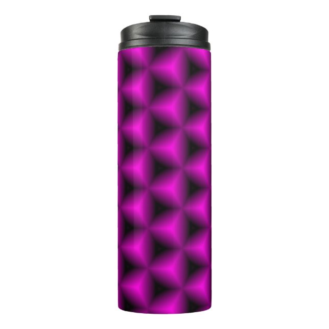 Garrafa Térmica Abstract purple geometric background.abstract, art (Frente)