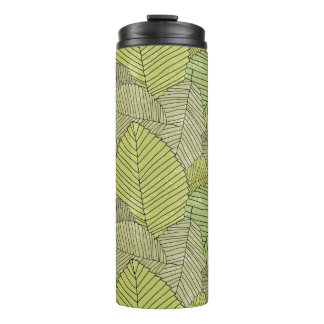 Garrafa Térmica Abstrato com padrão colorido