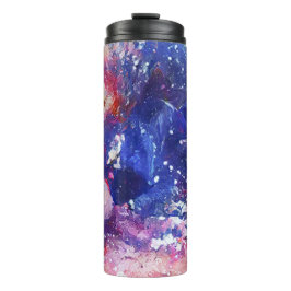 Garrafa Térmica Abstrato Cósmico Cat Dreamscape