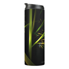 Garrafa Térmica Abstrato de bambu