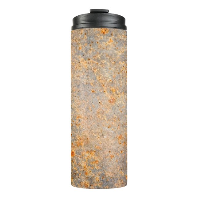 Garrafa Térmica Abstrato rusty grunge metal para trás abstrato, ag (Frente)