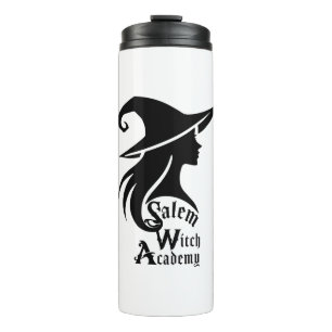 Garrafa Térmica Academia de Bruxas de Salem Halloween Wicca Bruxas