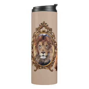 Garrafa Térmica Acredite em si mesmo Lion Vintage Inspirational