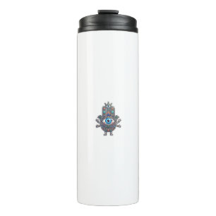 Garrafa Térmica Adesivo Kawaii Olho do Mal Hamsa Amazigh Marroquin