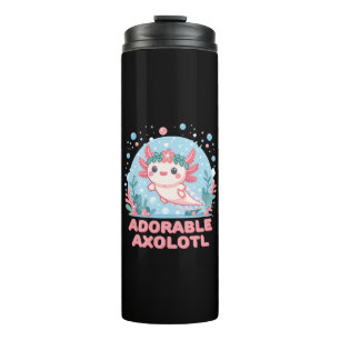 Garrafa Térmica Adorável Adorção Aquática de Axolote