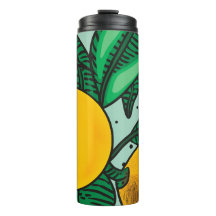 Adorável Limões Tumbler Térmico