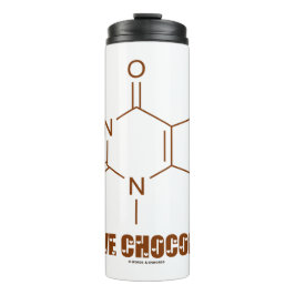 Garrafa Térmica Adoro Chocolate Theobromine Molecule Chemistry