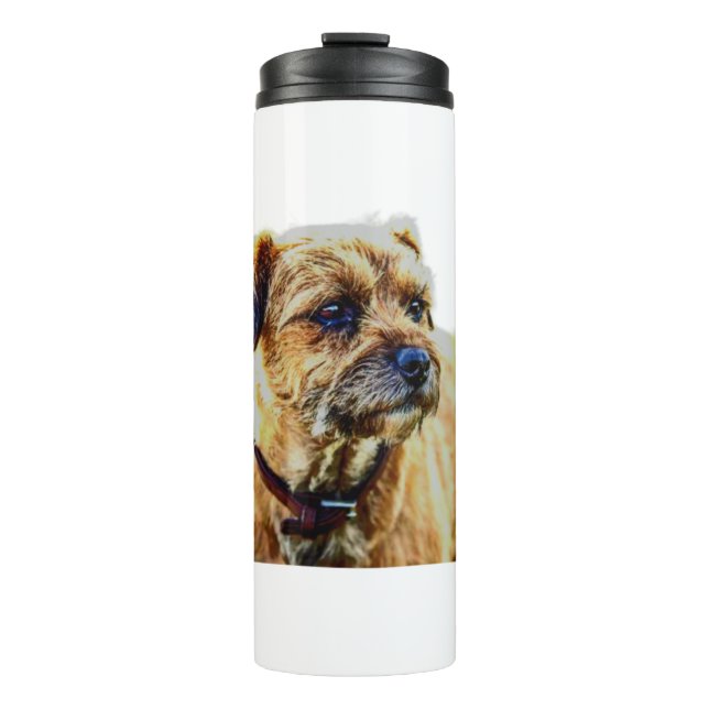Garrafa Térmica Affen Border Terrier  (Frente)