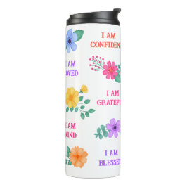 Garrafa Térmica Afirmações Criam suas próprias aspas vibrantes