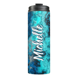 Garrafa Térmica Agate Azul Personalizado