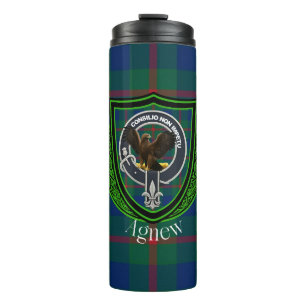 Garrafa Térmica Agnew Scottish Clan Tartan & Crest
