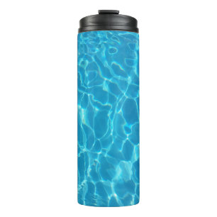 Garrafa Térmica Água de Piscina Azul Céu Cristalino