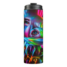 Garrafa Térmica Aichmofobia: Arte Surreal Viva