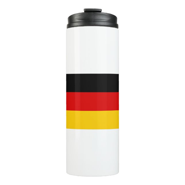 Garrafa Térmica Alemanha - Bandeira da Alemanha (Frente)