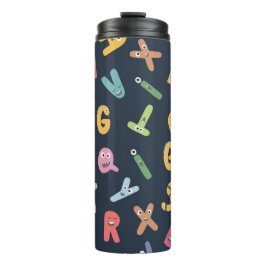 Garrafa Térmica alfabetos monstruosos