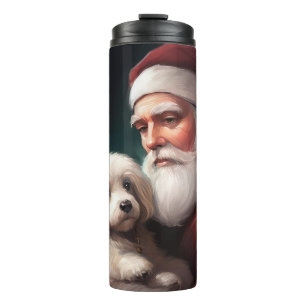 Garrafa Térmica Algodão De Tulear Com Natal