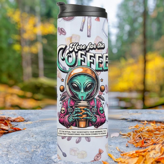 Garrafa Térmica Alienígena aqui pelo café (Criador carregado)