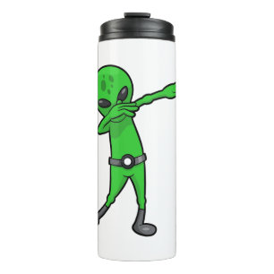 Garrafa Térmica alienígena de dabbing halloween