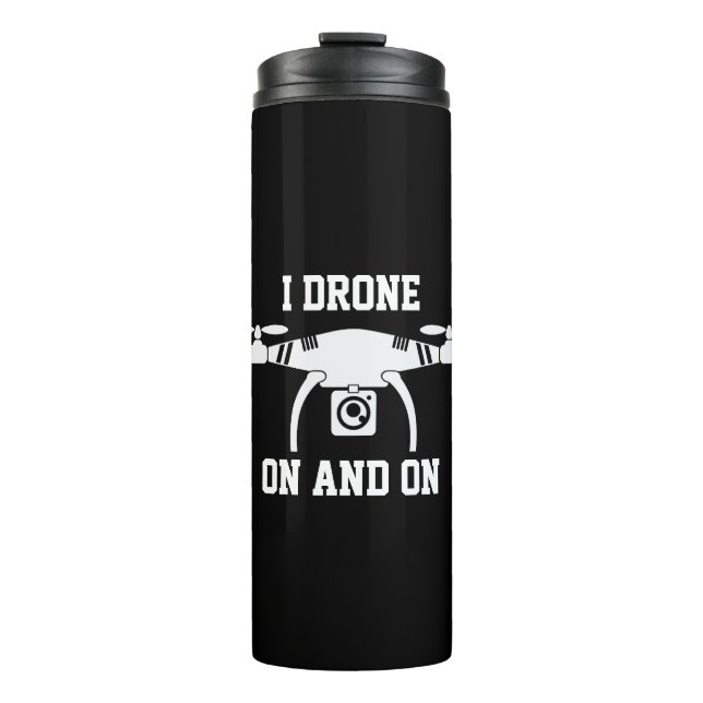 Garrafa Térmica Alterar Texto ou Adicionar Nome, Eu Arrasto No & O (Frente)