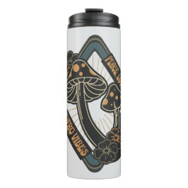 Garrafa Térmica Amanita Muscaria Mushroom Botanical Cottagecore 