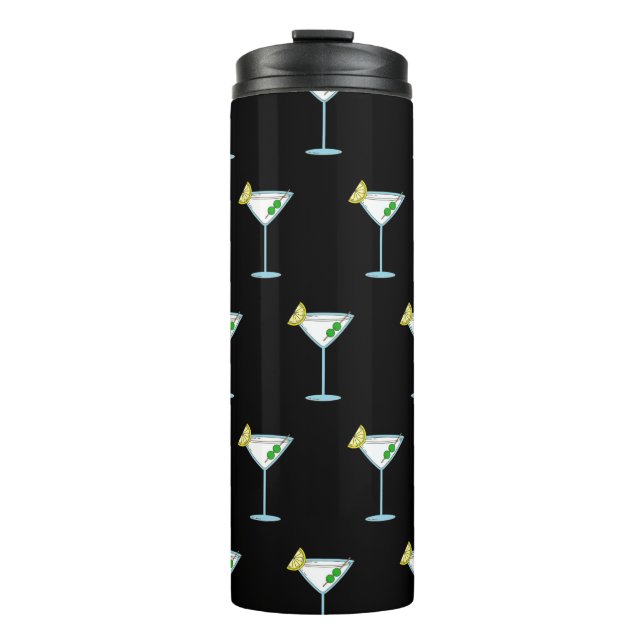 Garrafa Térmica Amantes de Martini Copo de Cocktail Barman Álcool (Frente)