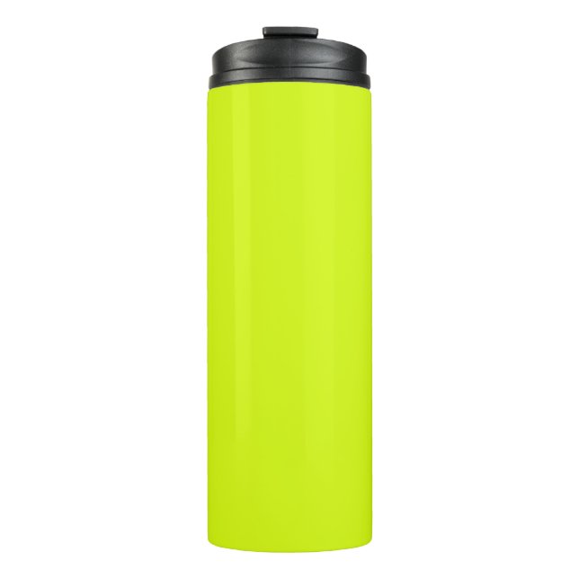 Garrafa Térmica  Amarelo Chartreuse (cor sólida)  (Frente)