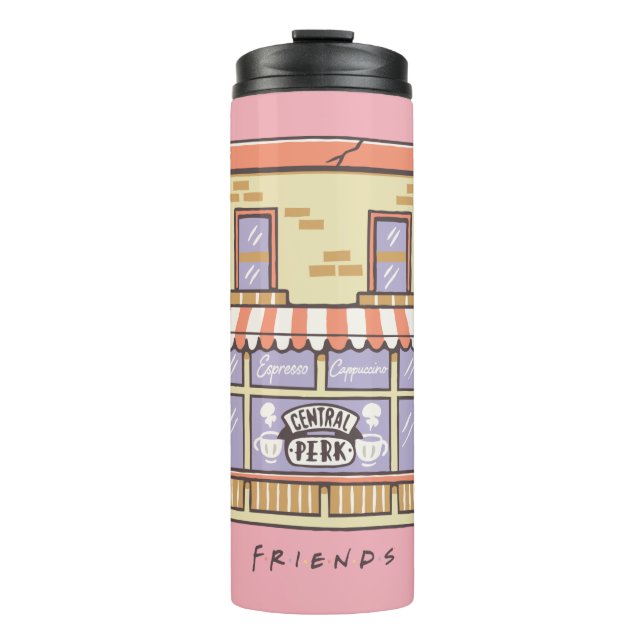 Garrafa Térmica AMIGOS™ | Compro de Café de Cartoon Central Perk (Frente)