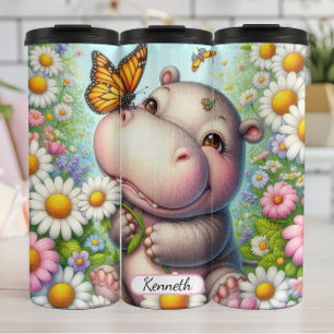 Garrafa Térmica Amigos Daisy do Baby Hippo