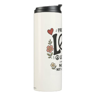 Garrafa Térmica Amor e paz