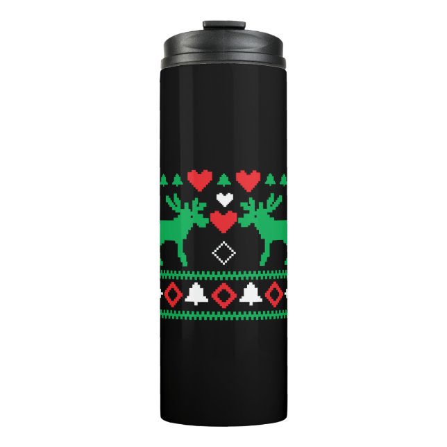 Garrafa Térmica Amor Natal Feio (Frente)