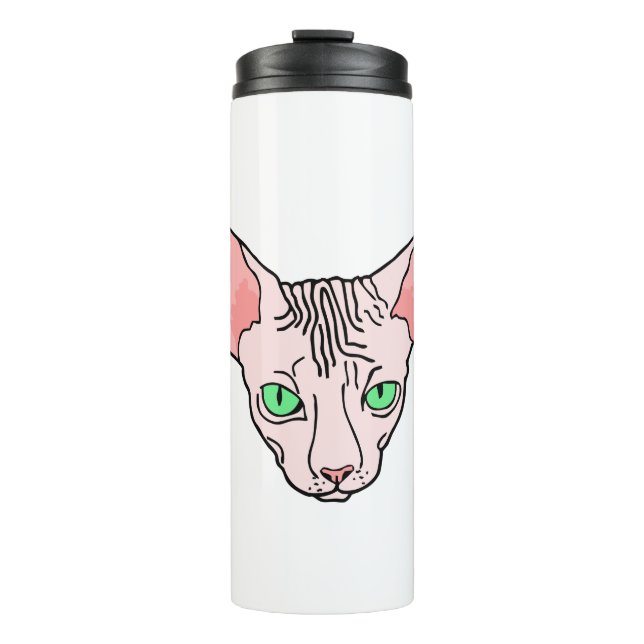 Garrafa Térmica Angry Sphynx Sphinx Cat Pet (Frente)