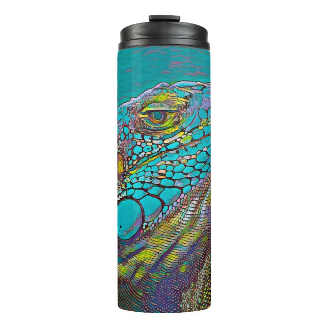 Garrafa Térmica AnimalMix_Iguana_011 (Frente)