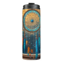 Aparador de Sonhos numa Janela de Folhas de Outono