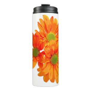 Garrafa Térmica Apenas 3 flores de Gerbera + seu fundo e ideias